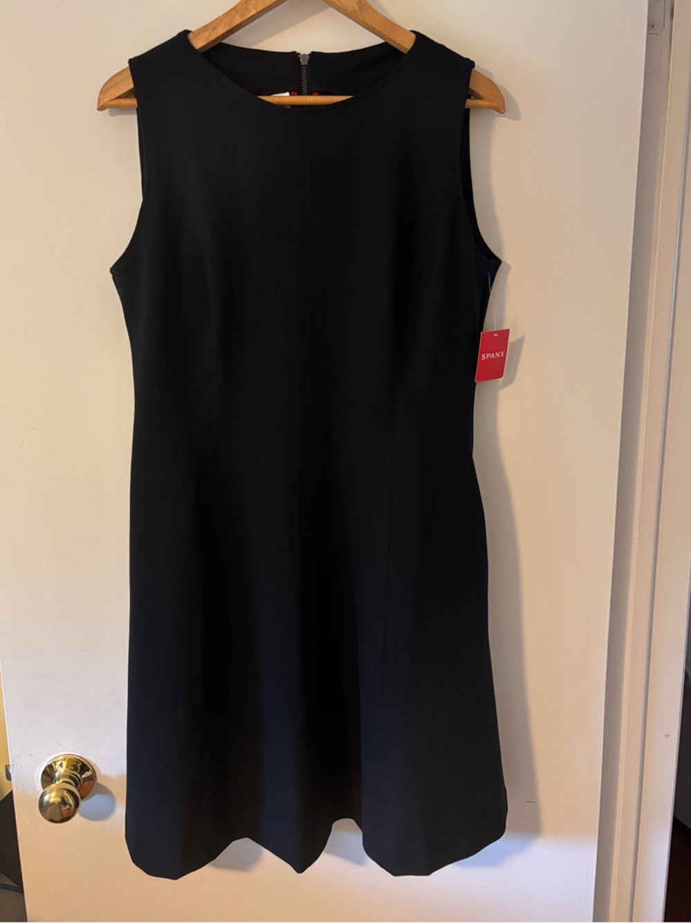 SPANX Black Sleeveless A-Line Dress
